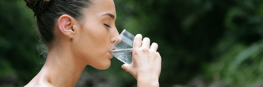 drinking water